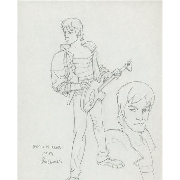 Marvel Artist Tony Salmons original signed sketch