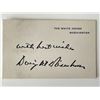 Image 1 : 34th US President Dwight Eisenhower printed signature