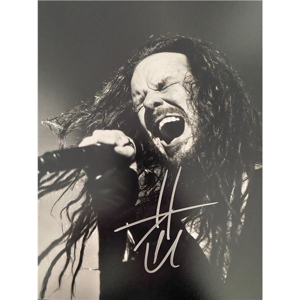 Korn Jonathan Davis signed photo