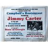 Image 1 : Jimmy Carter signed souvenir placemat. GFA Authenticated