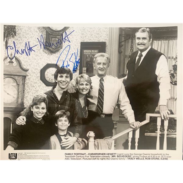 Mr. Belvedere Chris Hewett and Rob Stone signed photo
