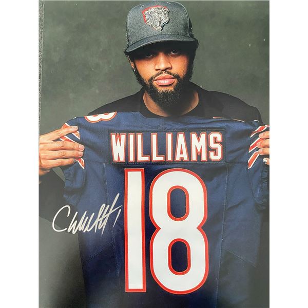 Chicago Bears Caleb Williams signed photo