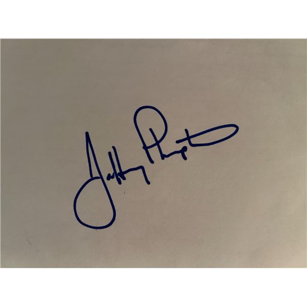 Jeffrey Plympton original signature