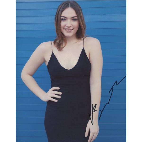 Violett Beane signed photo