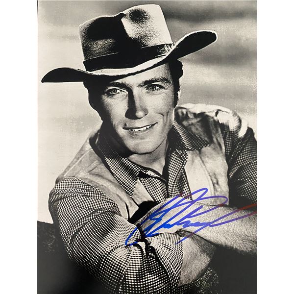 Rawhide Clint Eastwood signed photo