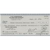 Image 1 : Apollo 7 Astronaut Walter Cunningham signed check