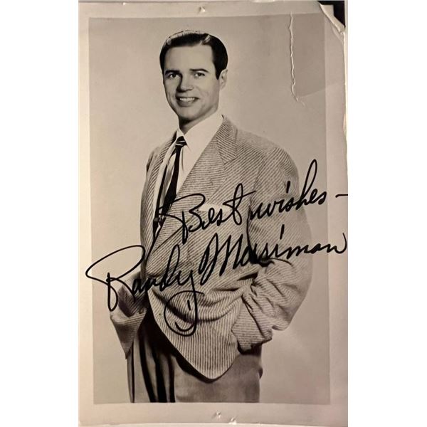 Randy Merriman signed photo