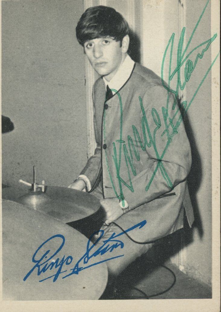 Ringo Sign Ringo Starr signed photo. GFA Authenticated