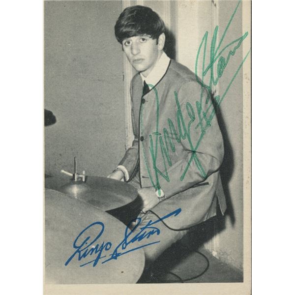 Ringo Starr signed photo. GFA Authenticated