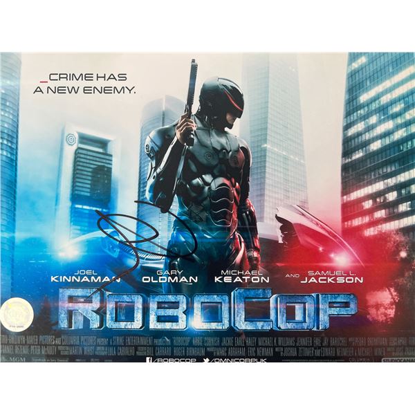 Robocop Joel Kinnaman signed photo