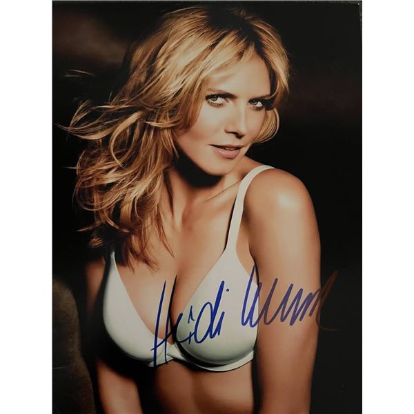 Heidi Klum signed photo