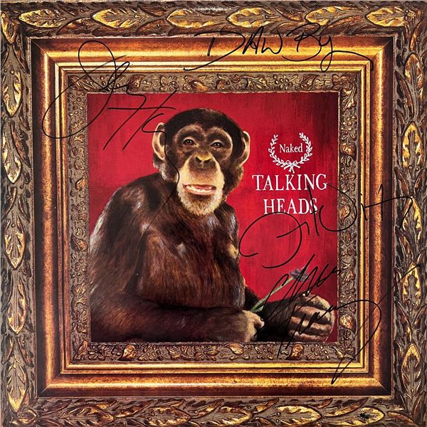 Talking Heads signed "Naked" album