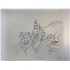 Image 1 : The Flintstones original hand drawn artwork for cartoon