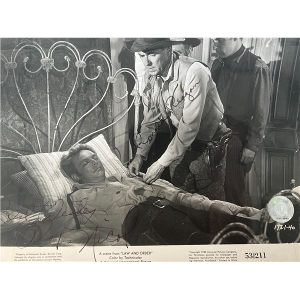 Law And Order cast signed photo GFA authenticated