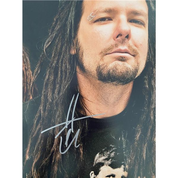 Korn Jonathan Davis signed photo
