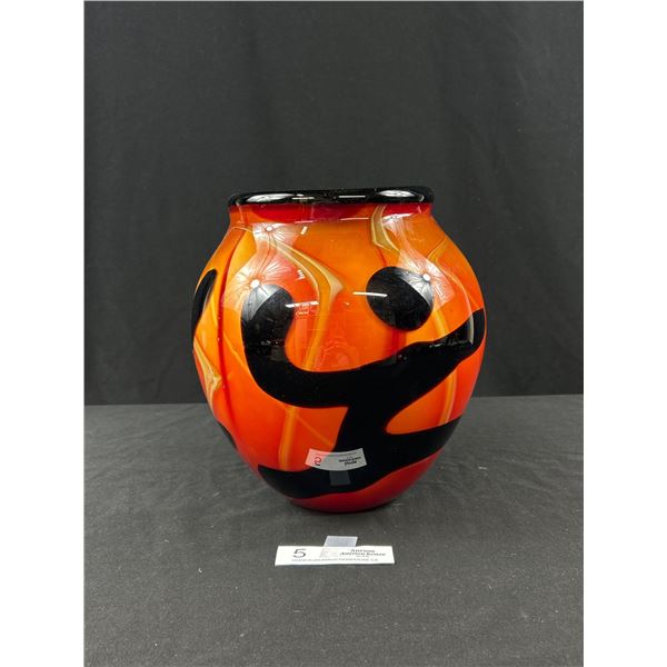 Very Nice 9" Tall Art Deco Style Vase