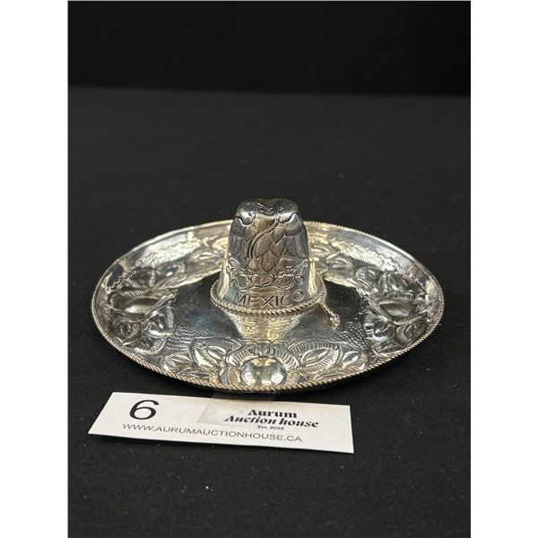 47 Gram Sterling Silver Mexican Sombrero Hat 5.5" Wide
