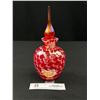 Image 1 : 6" Tall Handblown Glass Perfume Bottle