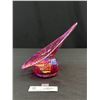 Image 2 : Vintage Jack in The Pulpit Cranberry Glass Vase