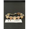 Image 2 : Very Nice Sterling Silver Bracelet w/ Coloured Stones
