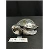 Image 1 : Heavily Weighted Sterling Silver Turtle 8" Long 5.5" Wide
