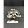 Image 3 : Heavily Weighted Sterling Silver Turtle 8" Long 5.5" Wide