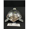 Image 4 : Heavily Weighted Sterling Silver Turtle 8" Long 5.5" Wide