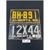 Image 1 : 1953 and 55 Alberta License Plates