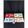 Image 1 : 1956,57,59,60 Alberta License Plates