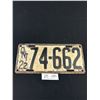 Image 1 : 1922 Ontario License Plate