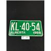Image 5 : 1965- 1969 Alberta License Plates