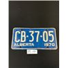 Image 2 : 1970-1973 Alberta License Plates
