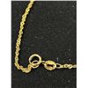Image 4 : Very Pretty 1.7gr  10KT Gold Necklace w/ Heart Pendant