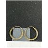 Image 2 : Very Pretty Pair of 14k Gold Hoop Earrings 0.7 gr