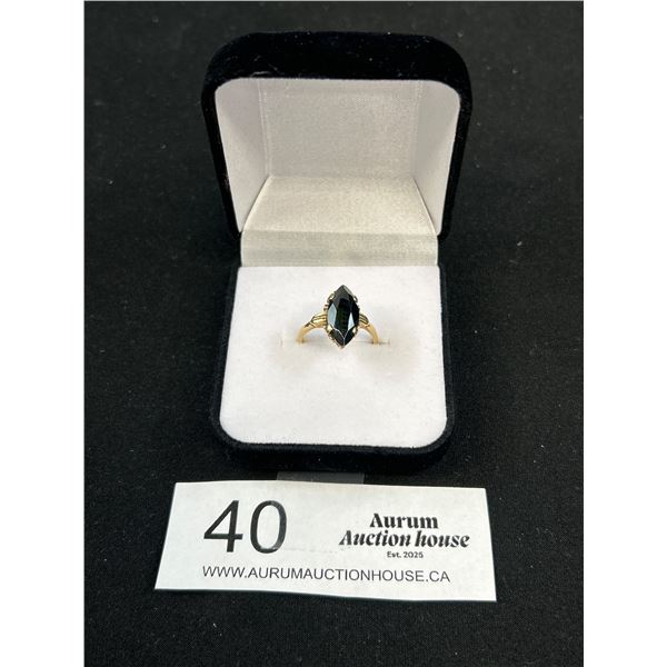 2.45 gr 10KT Gold Alaska Diamond Ring Size 6