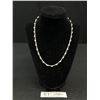 Image 1 : Very Nice Sterling Silver Necklace w/ Stones