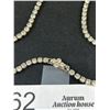 Image 4 : Very Nice Vintage Rhinestone Silver Necklace