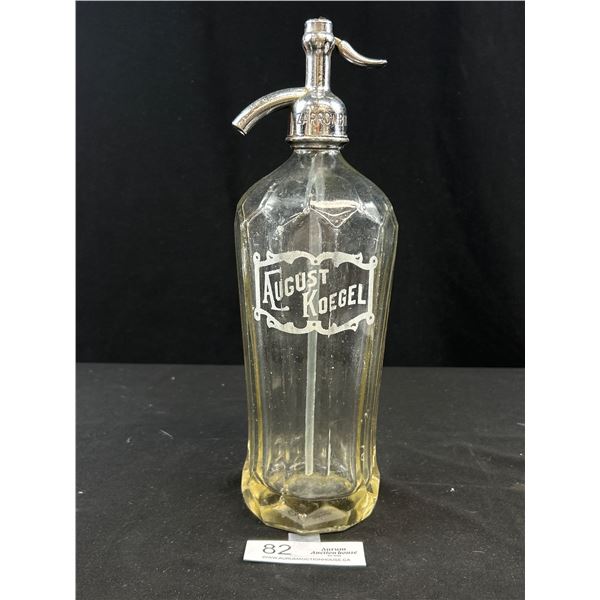 Antique August Kogel Seltzer Bottle