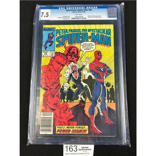 CGC Graded 7.5 "Spiderman" 89 Comic
