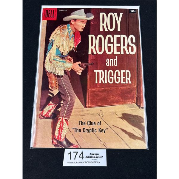 Del Comics 10 Cent Roy Rogers "Trigger" Comic on Board in Bag Very Good Condtion