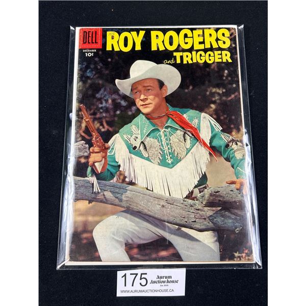 Del Comics 10 Cent Roy Rogers "Trigger" Comic on Board in Bag Very Good Condtion