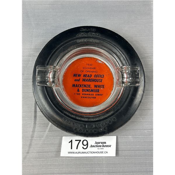 1950 Vancouver Royal Master Tire Ash Tray
