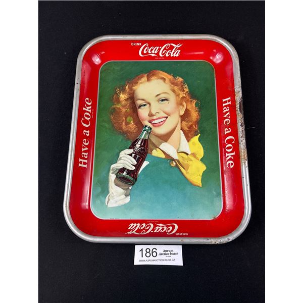 Vintage 1950s Coco Cola Drink Tray