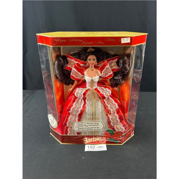 Vintage 10th Anniversary Special Edition Happy Holidays Barbie in Original Package