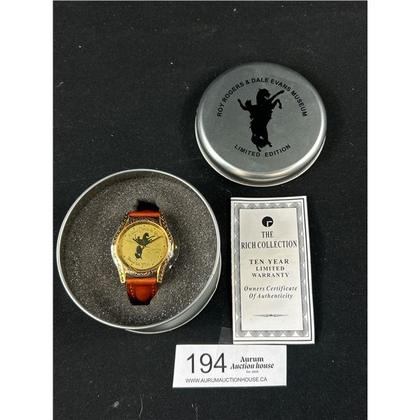 Roy Rogers and Dale Evans Wrist Watch in Original Presentation Case