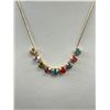 Image 2 : Beautiful Various Stones Slides Beads Necklace