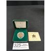 Image 2 : 2003 50 Cent Sterling Silver Coin Golden Daffadil In Original Package