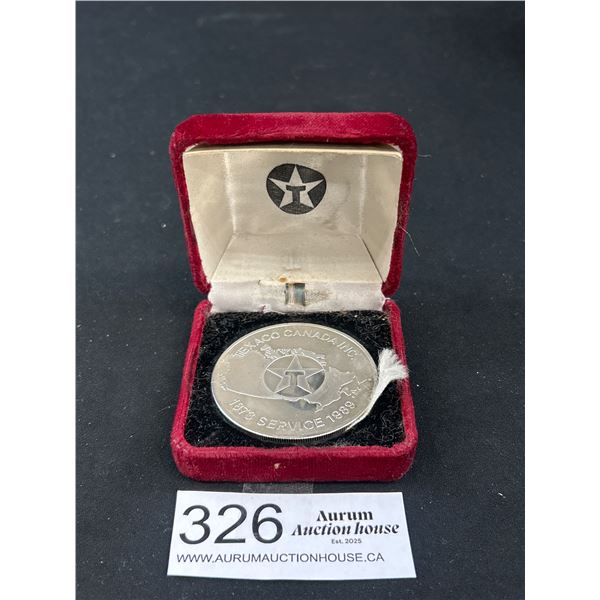 Texaco Red Indian 25 Year Service Medal