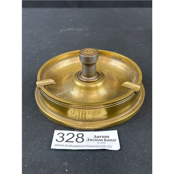 Military Trench Art Brass Ash Tray