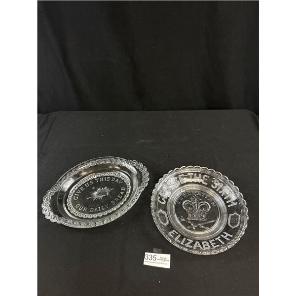 King George The 6th and Elizabeth Coronation Plate + Other Dish